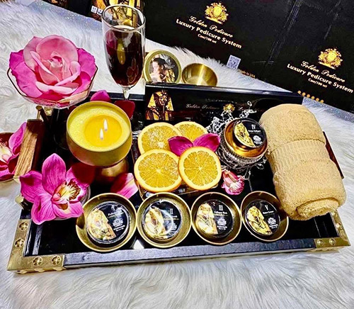 Golden Jelly Pedicure